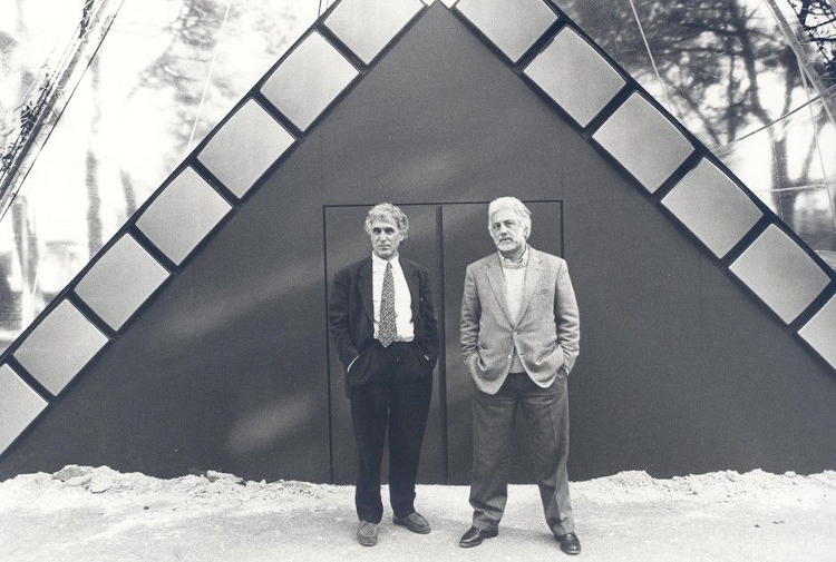 Franco Quadri e Luca Ronconi - foto di Fulvia Farassino