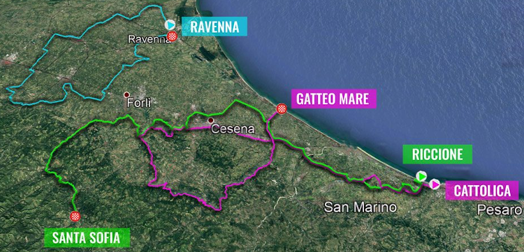 CICLISMO, GIRO DI ROMAGNA PER DANTE ALIGHIERI - RICCIONE 2021