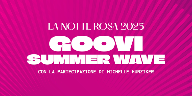 Goovi Summer Wave Michelle Hunziker Notte Rosa a Riccione
