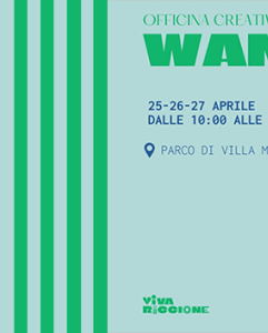 Evento creativo all'aperto a Riccione, aprile 2025, atmosfera vivace e artistica.