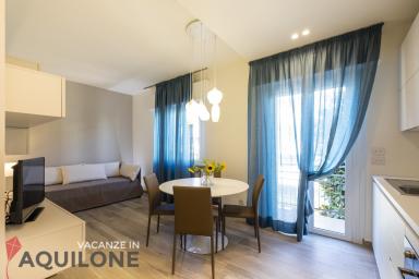 new holiday apartment for 5-people families for rent  in downtown Riccione - MASIN
